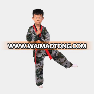 cotton martial arts supplies short sleeve wtf taekwondo suits