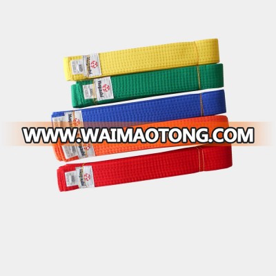 Custom Teakwondo equipment takwondo belt colorful for sale